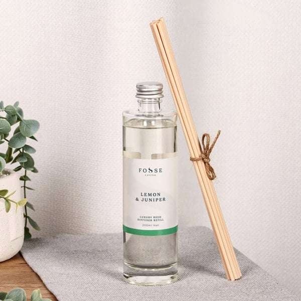 Fosse Living Lemon & Juniper Reed Diffuser Refill 200ml