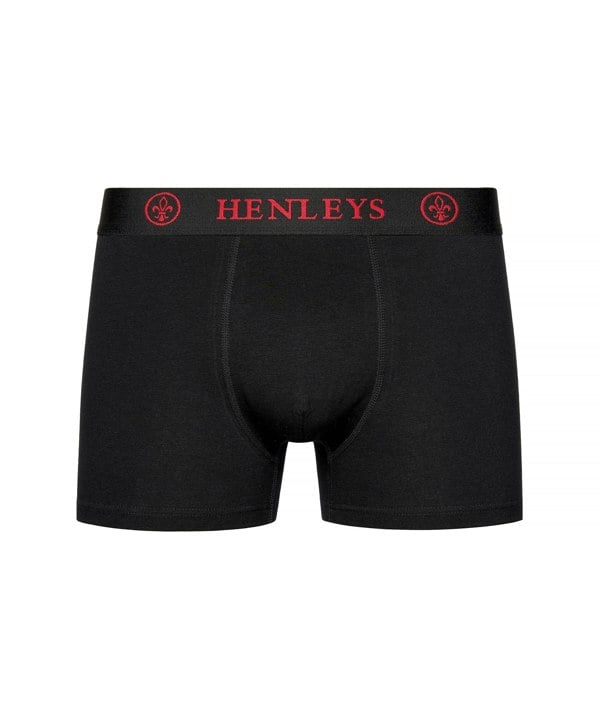 Henleys Trilock Boxers 3pk Black