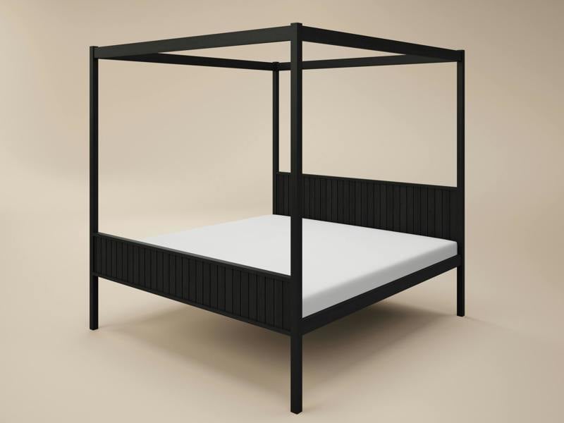 Flair Maddy 4 Poster Bed Black