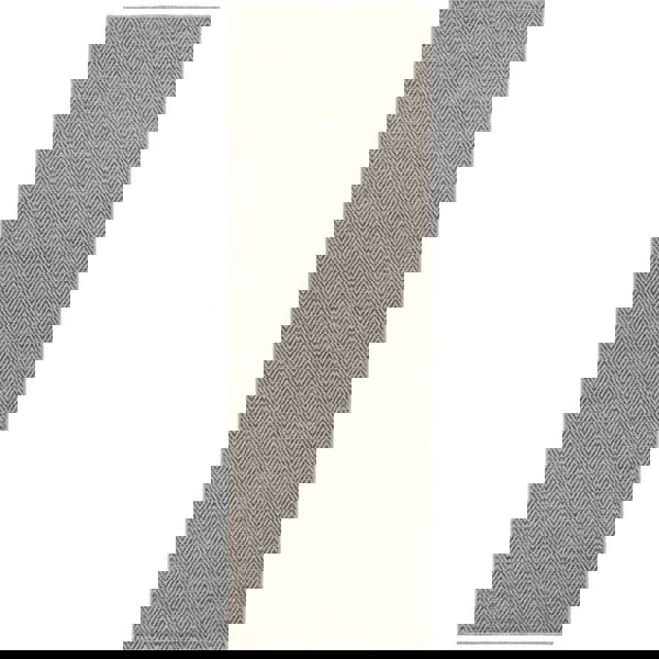 Flatwoven Indoor-Outdoor Runner Nature Chevron Design