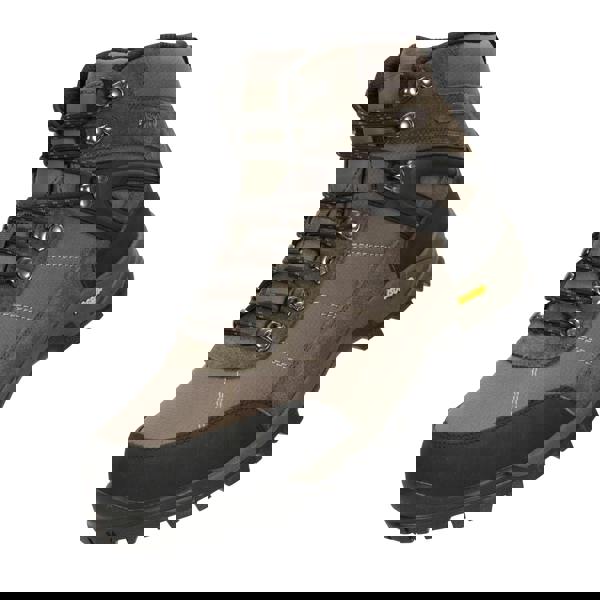 Mountain Warehouse Mens Storm Extreme Suede Waterproof Hiking Boots - Khaki Green