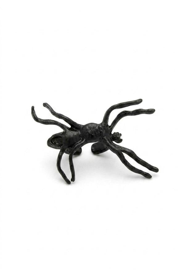 Anara Statement Spider Wrap Ear Cuff - Black_wb
