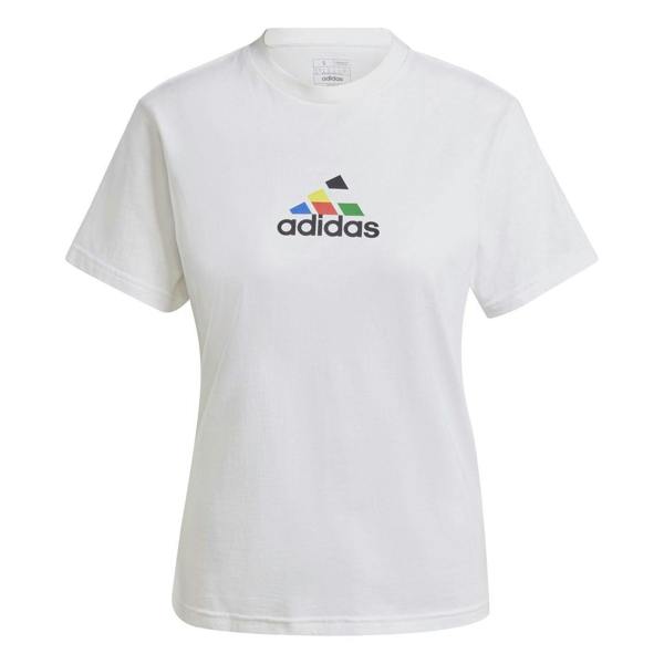 Adidas Womens/Ladies Tiro Country Regular T-Shirt - White - 