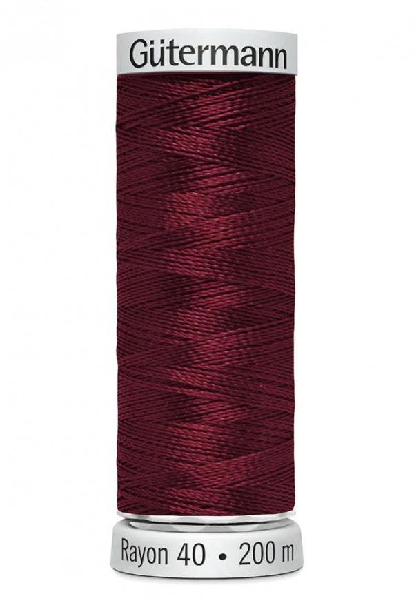 Gutermann No 40 Sulky Rayon Embroidery Thread 200m Rayon Thread Suitable For Embroidery