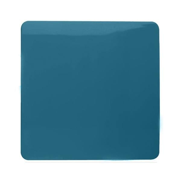 Trendi Switch Single Blanking Plate in Ocean Blue