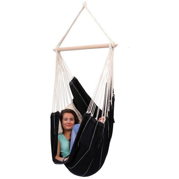 Amazonas Brasil Black Hammock Chair