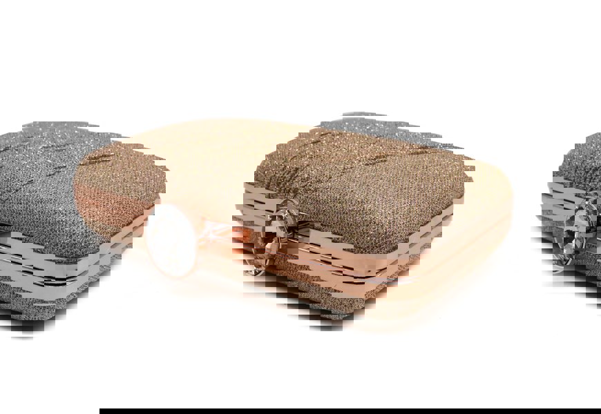 Kitise Luxury Pleated Style Clutch Evening Bag