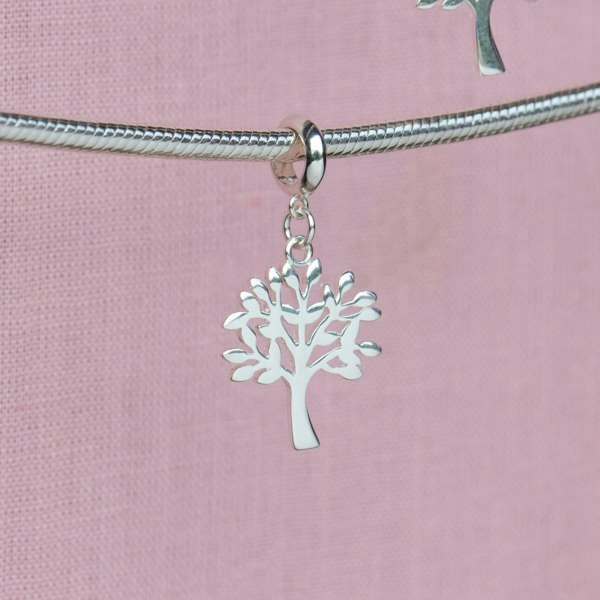 Mylee London Tree of Life Pendant Charm - Sterling Silver