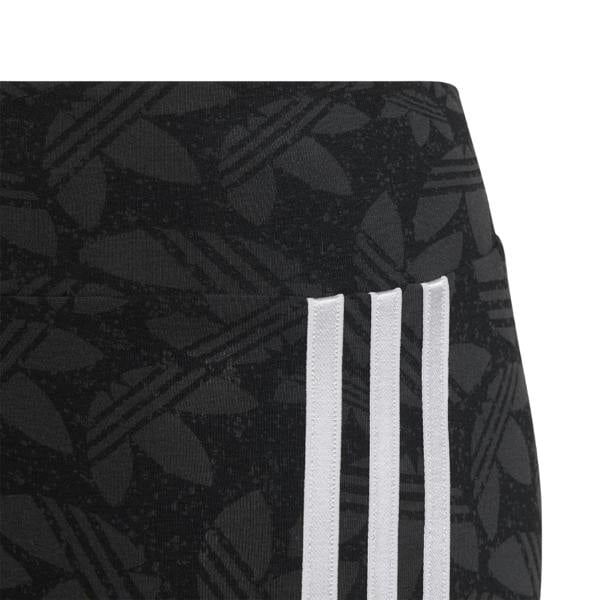 Adidas Girls Waisted All-Over Print Leggings - Grey - 