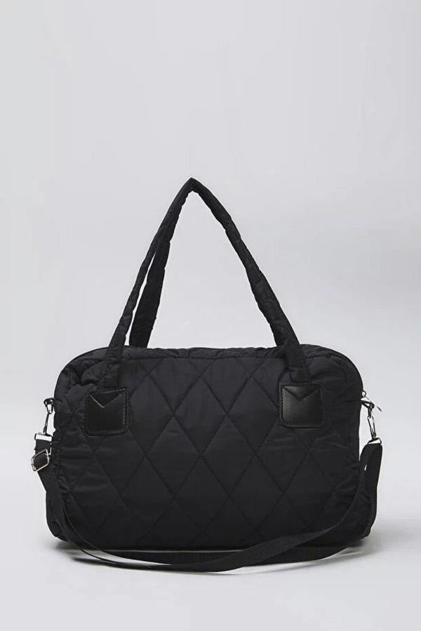 WOVCOR Large Quilted Puffy Women's Handbag and Shoulder Bag with Wallet