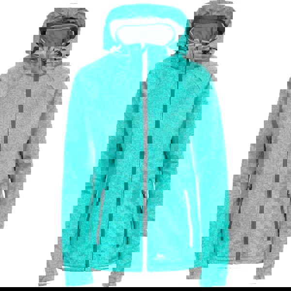 Trespass Womens/Ladies Angela Softshell Jacket - Ocean Green Marl