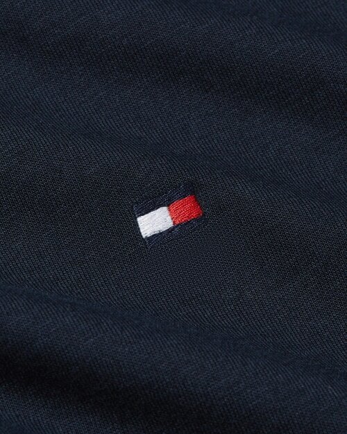 Tommy Hilfiger Tommy Logo Mens Long Sleeve T-Shirt - Navy Blue