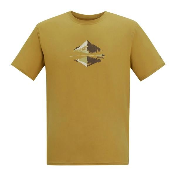 Regatta Mens Fingal Scenery Stretch T-Shirt - Wood Brown - 