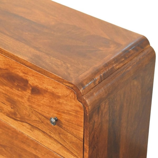 Artisan Furniture Solid Wood Newton Chestnut 3 Drawer Chest