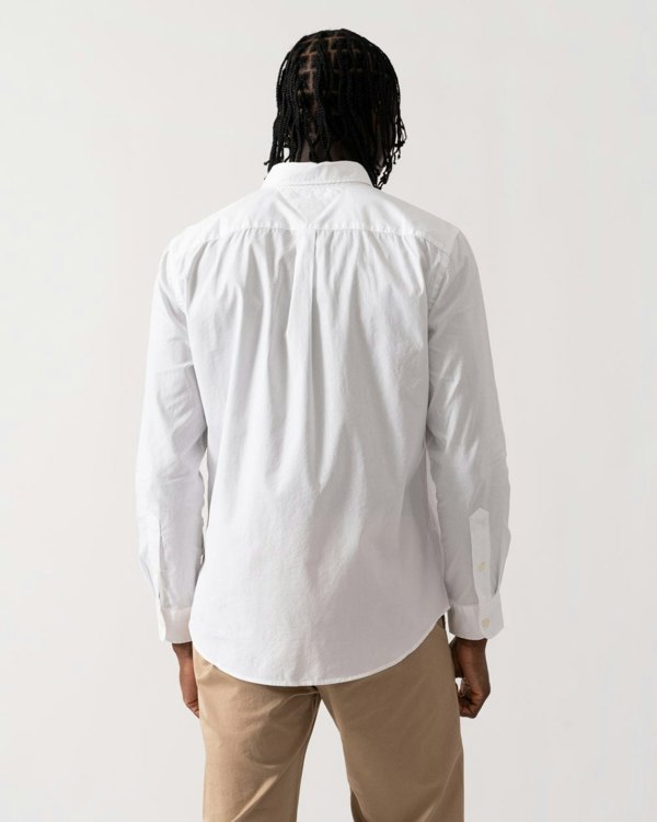 Tommy Hilfiger Core Flex Poplin Mens Long Sleeve Shirt - White