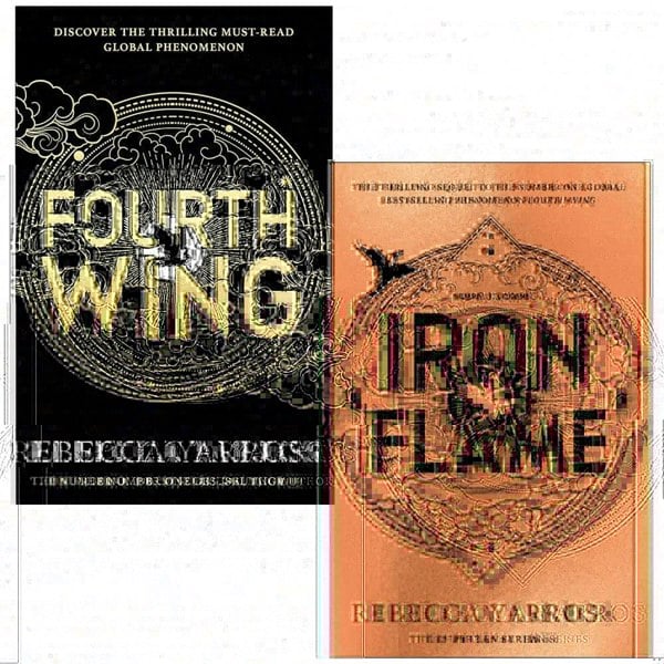 The Empyrean Series 2 Books Collection Set By Rebecca Yarros (Fourth Wing, Iron Flame)