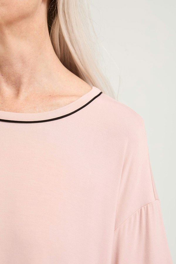 Bamboo Classic Tee Dress in Pink - Nightgowns