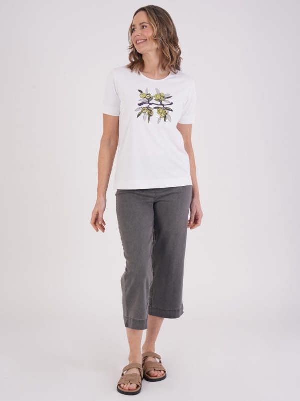 TIGI Olive Painterly Placement Top