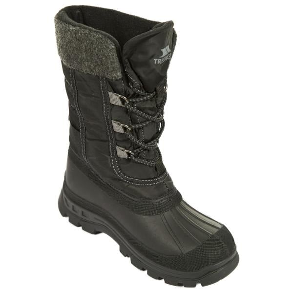 Trespass Youths Boys Strachan Snow Boots - Black - 