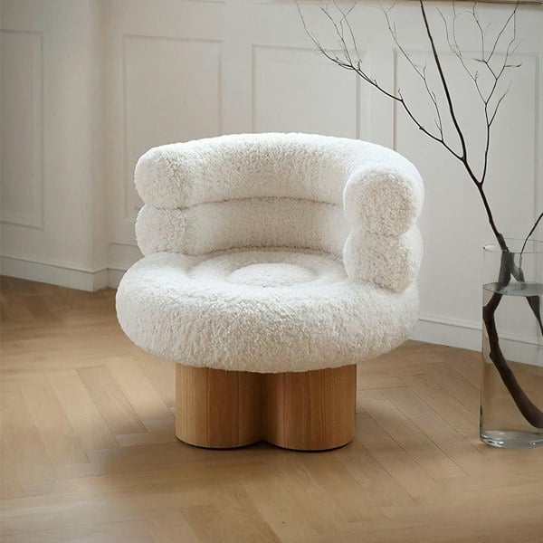 Enid Armchair, White Armchair-Rit Concept-Rit Concept