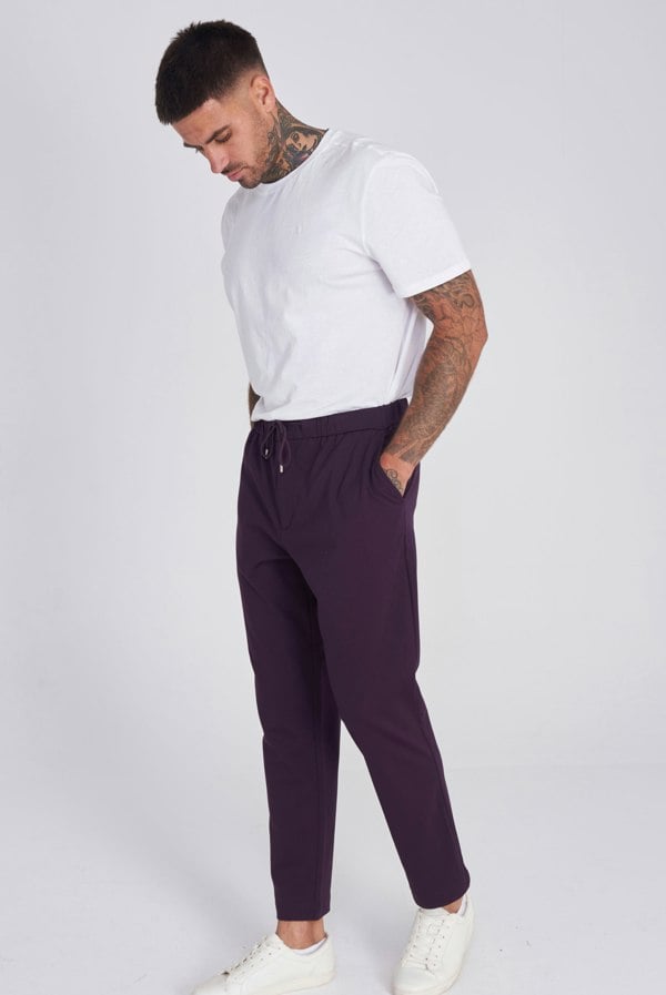 Harry Brown London Pamplona Harry Brown Trouser in Purple