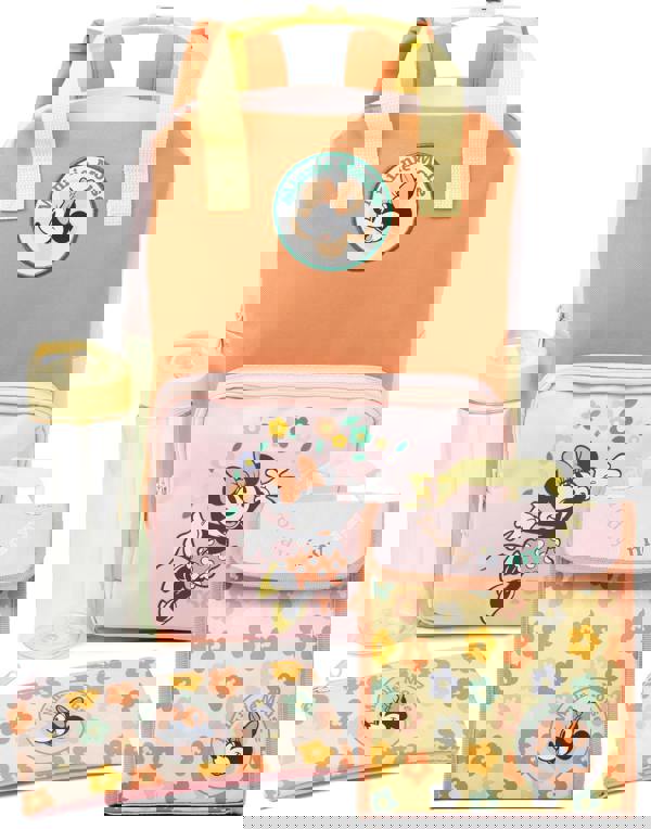 Disney Girls Multicoloured Minnie Mouse 4 Piece Backpack Set (One Size)