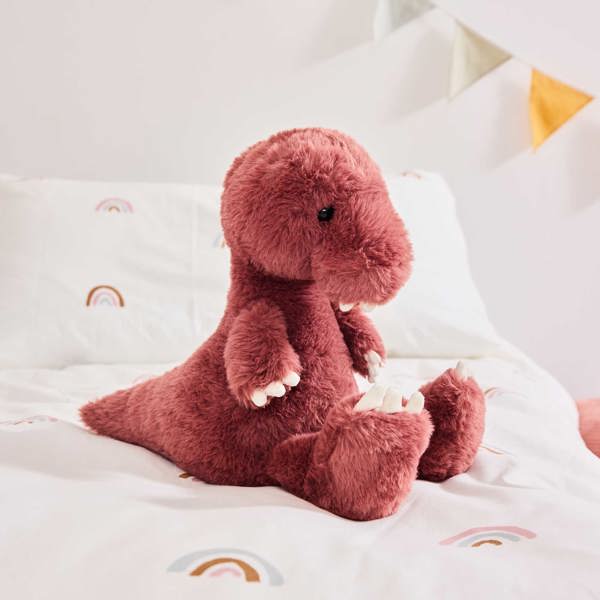 Charlie Bears Tushy Peg T Rex Damson Pink L