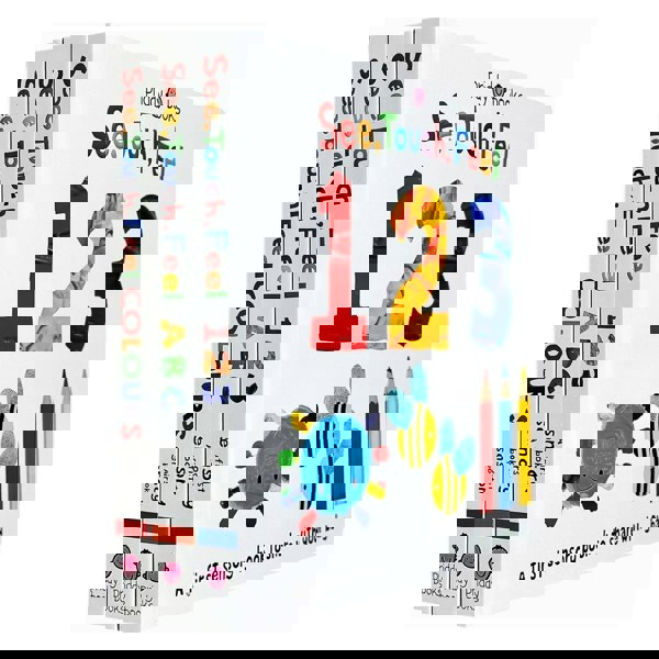 See, Touch, Feel a First Sensory Book 3 Books Set - See, Touch, Feel 123 & more