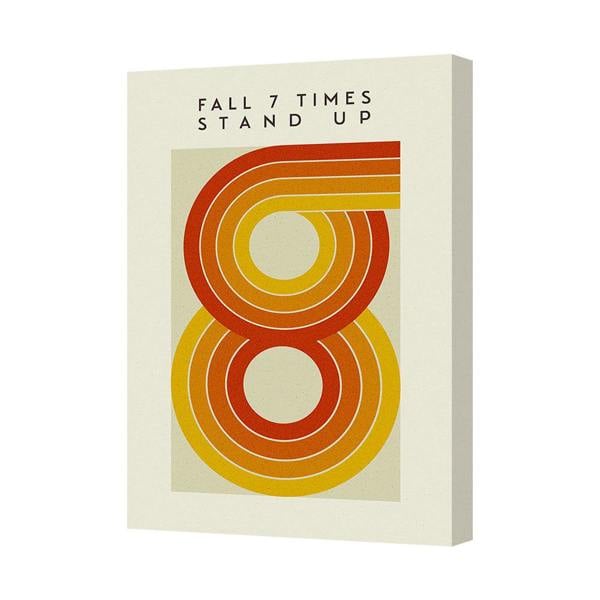 Benjamin Tate Design Fall 7 Times Stand Up Canvas Print 8041 Modern Abstract Wall Art