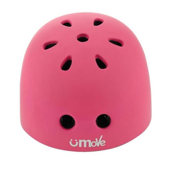 MV Sports U-Move Neon Ramp Kids Safety Helmet 48-52cm Pink