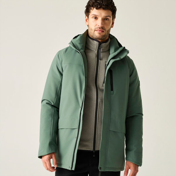 Regatta Mens Baylon Waterproof Insulated Jacket - Dark Forest Green