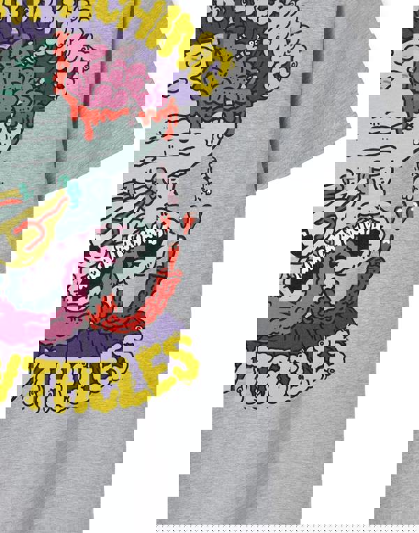 SpongeBob SquarePants Mens Grey Krusty Pants Squidward Aching Tenticles Short Sleeved T-Shirt