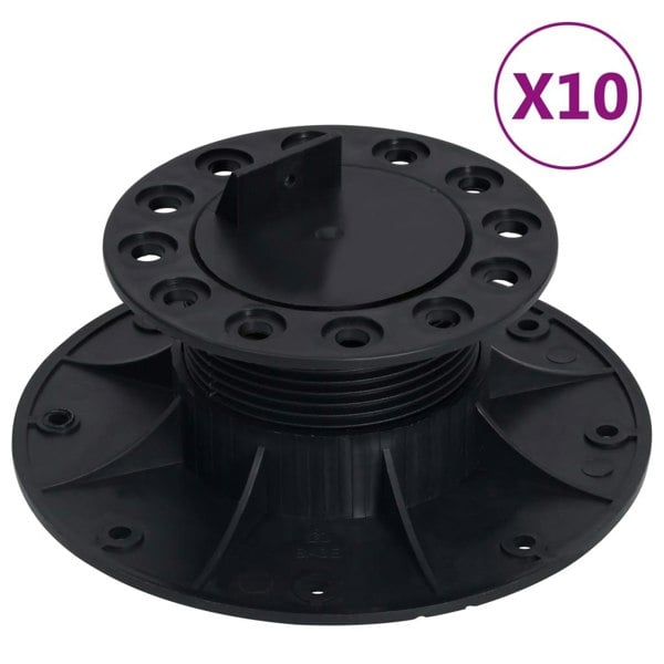 Berkfield Adjustable Feet for Decking 10 pcs 60-88 mm