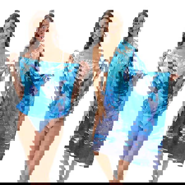 Leaper 2-in-1 Foldable Printed Bath Towel Backpack