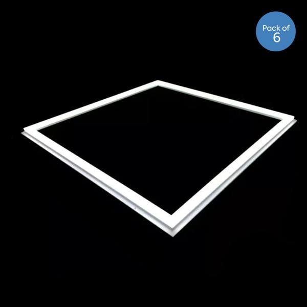 ENER-J LED Borderline Panel 40W CCT Selectable 60x60cms | Pack of 6