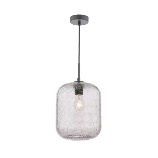 Pagazzi Lighting Quinna 1-Light Smoked Glass Pendant
