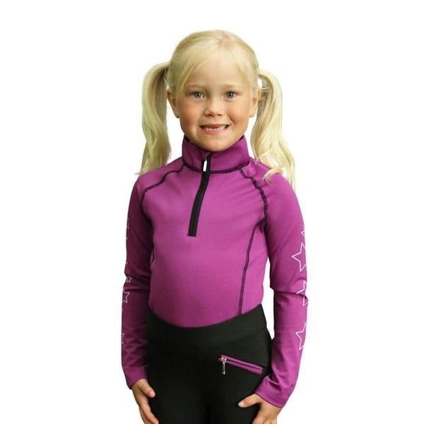 HyFASHION Childrens/Kids Stella Top - Purple/Lilac/Black - 