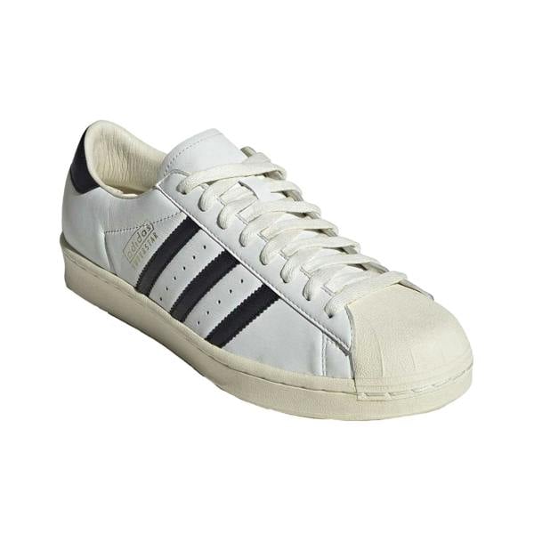 Adidas Mens Superstar Shell Leather Trainers - White/Black - 