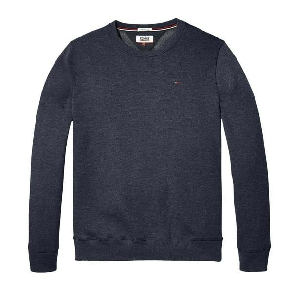 Tommy Jeans Mens Fleece Lined Sweatshirt - Navy - 