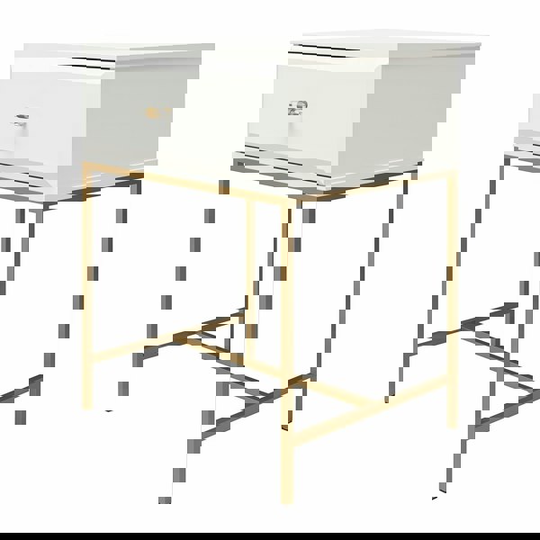 Dorel Home Effie Nightstand with 1 Drawer White