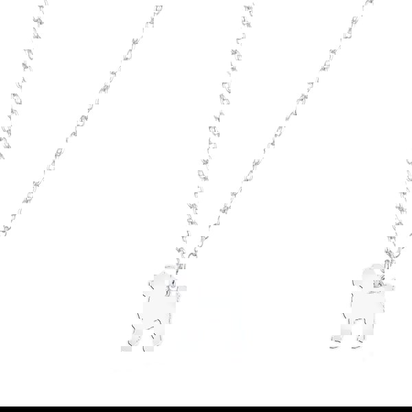 Mylee London Toy Poodle Silhouette Silver Necklace - Personalised