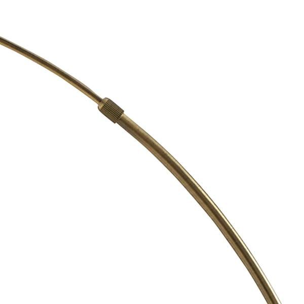 Pagazzi Lighting Jive Antique Brass Arc Floor Lamp