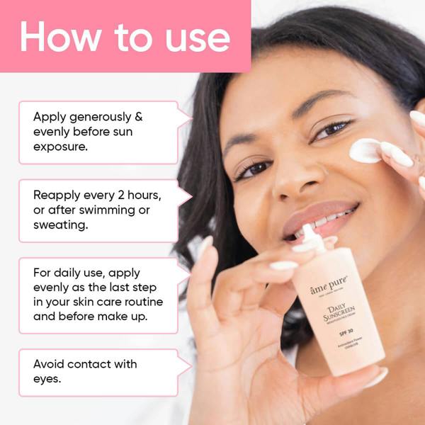 Âme Pure DAILY SUNSCREEN | SPF 50 - Anti-Aging Full Protection Face Cream