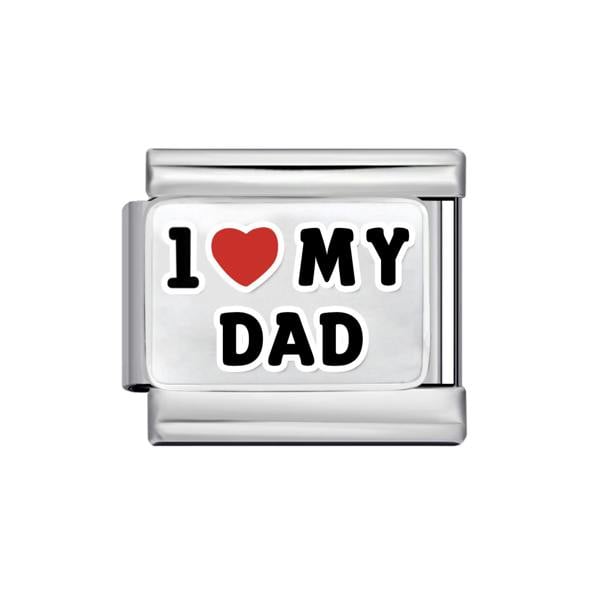 Serafina I Love My Dad | Italian Style Bracelet Charm