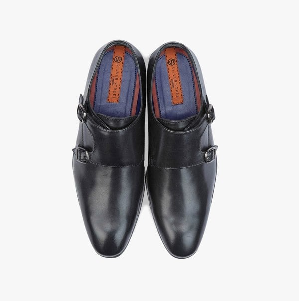 Silver Street London BOURNE Mens Shoes Black