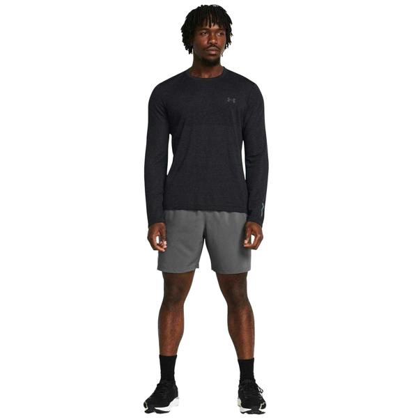 Under Armour Mens Launch 2 in 1 Running Shorts - Pitch Grey - 