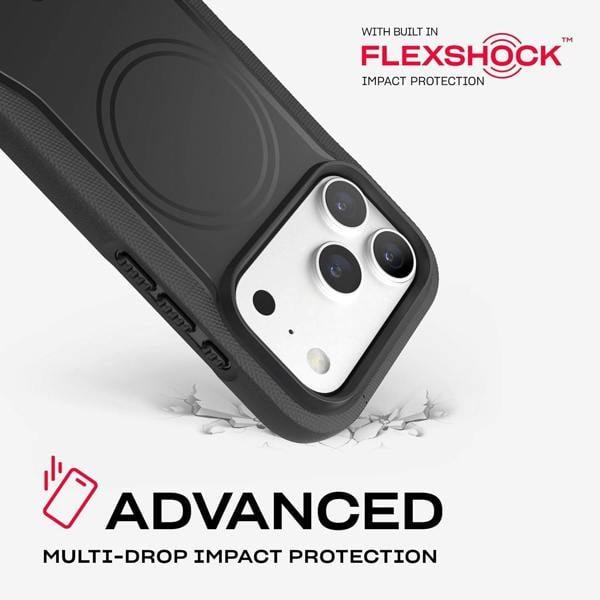 Tech21 Evo Guard Case with MagSafe & Holster for iPhone 17/18 Pro 6.3" Black - T21-11612