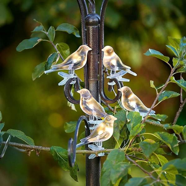 Museum Selection Flock of Solar Lit Birds - 6.5 x 13cm