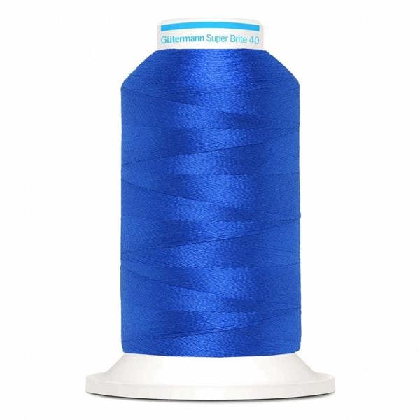 Gutermann Super Brite Polyester 40 Embroidery Thread 1000m Polyester Thread Suitable For Embroidery