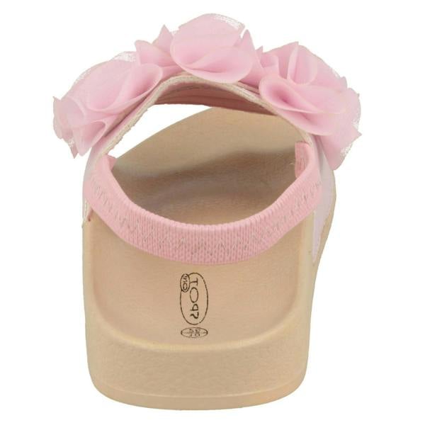 Spot On Girls Spot On Ruffle Vamp Sliders